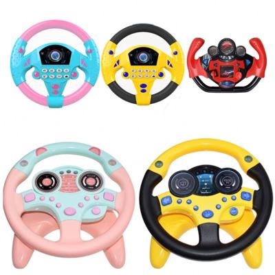 China Children Educational Musical Developing Toys Simulation Educational Steering Wheel With Sounding Light Early Education Toy For Kids for sale