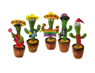 China Play 2021 Hot Selling Cactus Plush Toys Dancing Cactus Toys for sale