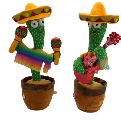 China 2021 Hot Selling Electric Plush Dancing Cactus Toys for sale