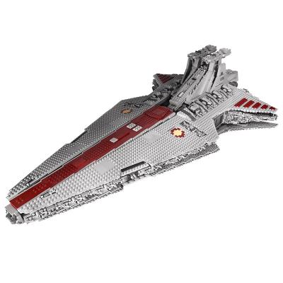 China Plastic Star Building Block Toys Mold King 21005 MOC 0694 Star Plane Fight Venator Class Republic Attack Cruiser Model Plastic Brick Jumbo Building Blocks Toy for sale