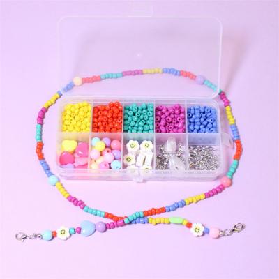 China DIY INS mobile phone chain the new bead DIY material bag anti loss arming rope beads jewelry for sale