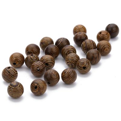 China DIY Jewelry Making Wooden Round Beads For Jewelry Making Adults Craft Wooden Beads For Bracelets And Necklace Jewelry 8mm for sale