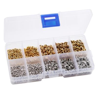 China DIY Jewelry Accessory 600pcs Spacer Beads Charm Alloy Spacer Beads For Jewelry Making DIY Necklace And Bracelets Craft for sale