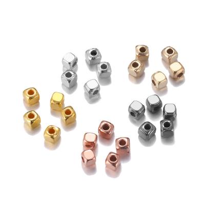 China DIY Jewelry Making DIY Jewelry Accessories CCB Square Bead Spacer Bead Bracelet Spacer Bead Material for sale