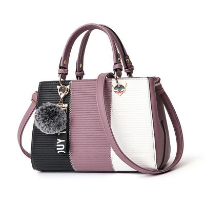 China New Designer Portable Cute Fancy Colorful Top Ladies Totes Fashion Handbag Fashion Handbag Cross Pattern Cross - Body for sale