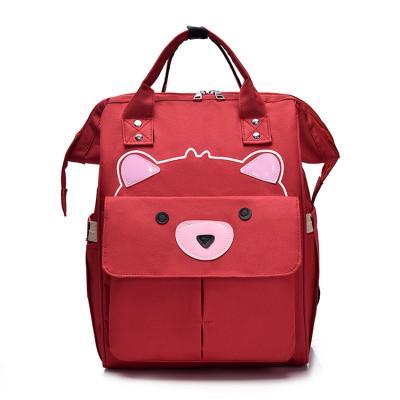 China Water Resistant Baby Diaper Bag Mummy Backpack Mommy Changing Diaper Bag For Mother for sale