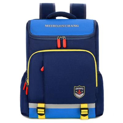 China Wholesale china waterproof custom ergonomic design fabric oxford printing school bag for boys grade 9 for sale