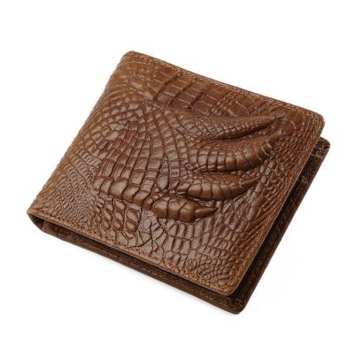 China Waterproof Travel Western Whole Sale Customize Alligator Leather Men's Wallet With Designes for sale