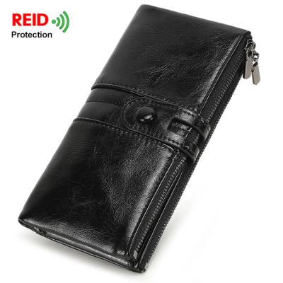 China 2021 New RFID Credit Card Holder Printing Rfid Blocking Clutch Women Wallets Lady Purse The Latest for sale