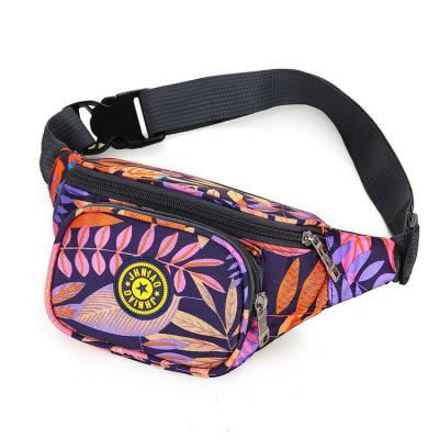 China Custom Designer Mini Water Proof Graffiti Supplier Designers Running Corduroy Waist Bag Women for sale