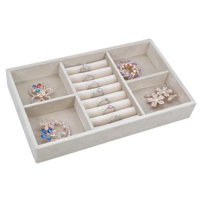 China Morden Ready To Shipping Jewelry Trays Stackable Earrings Pendant Rings Display Jewelry Tray for sale