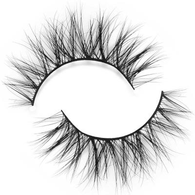 China Mainly Siberian Beauty MM43 Mink Eyelashes 100% 3d Mink Eyelashes Vendor With Free Swing Box Packaging for sale