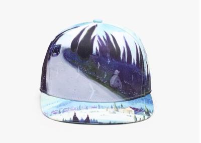 China 3D Printing Polyester Snapback Baseball Caps Abstract Art For Spring / Summer for sale