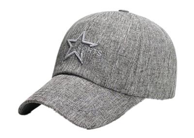 China 100% Linen Qulity Outdoor Baseball Caps Unisex Sunshine Sport Climbing Cap for sale