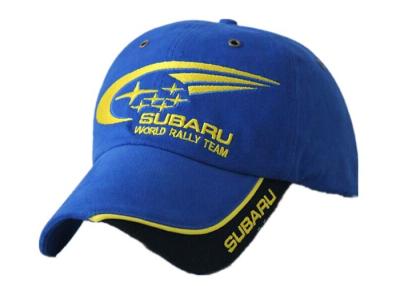 China Hombres de la motocicleta que compiten con color azul unisex de las gorras de béisbol con la impresión del logotipo en venta