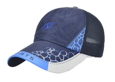 China Breathable Polyester Custom Racing Caps 6 Panel Multi Color With Good Shape for sale