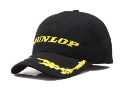 China El negro casual del algodón de las gorras de béisbol del bordado de la moda que competía con enarboló el panel 6 en venta