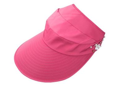 China Anti - Uv Foldable Beach Visor Hats Polyester With Big Heads Multi Color for sale