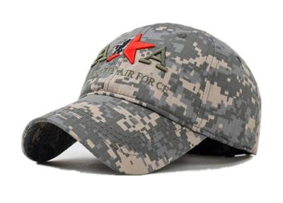 China Jungle Bones Mens Fitted Tactical Hats Camouflage Color With Embroidery for sale