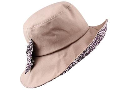 China Summer Cotton Fisherman Bucket Hat Beach Foldable Brimmed Fashion Design for sale