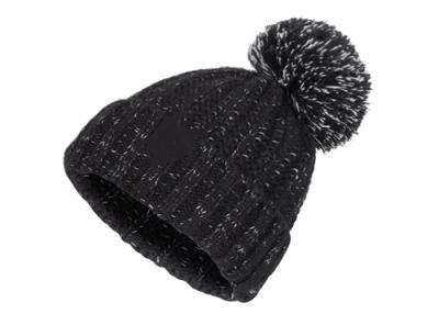 China Fashion Knitted Pom Winter Hats , Outdoor Thick Warm Winter Hats For Men for sale