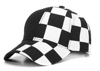 China Cotton Black And White Baseball Hat Womens Cool Casquette Style Tight / Smonth for sale