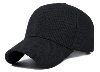 China Summer Unisex Baseball Caps 2.9 Inch Brim Cotton Breathable Mesh Golf Headwears for sale