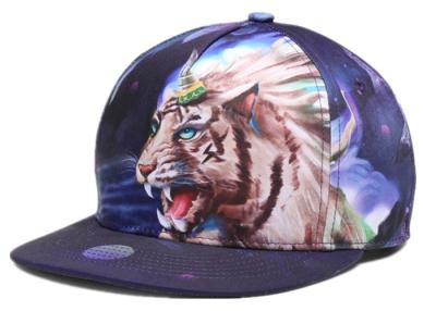 China 3D Printing Snapback Baseball Caps Men / Women Punk Art Style Original Design for sale