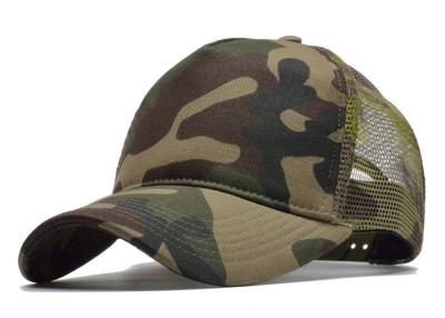 China Camuflaje 5 sombreros de encargo del Snapback de la malla del panel adultos para cazar tamaño de OSFA en venta