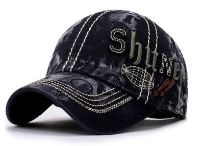 China Shine Letter Snapback Trucker Hats , Cotton Custom Embroidered Snapback Hats for sale