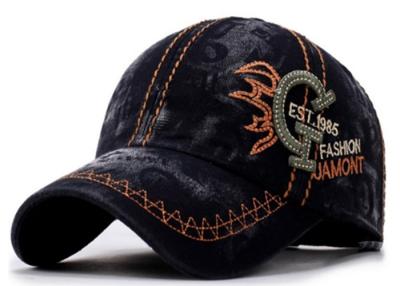 China Multi Color Embroidered Baseball Caps ADJUSTABLE Size Tight / Smonth Feeling for sale