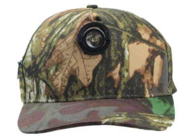 Chine Camouflez la casquette de baseball de 5 lumières LED pour des sports d'adultes/chassant la taille libre à vendre