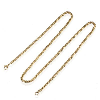 China Punk Round Bead Clavicle Titanium Steel Necklace Around Stainless Steel Chains Wholesale for sale