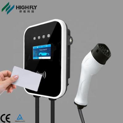 China TUV CE Electric Vehicle Charge Station EV Charger Type 2 Single Phase Fast Charging for sale