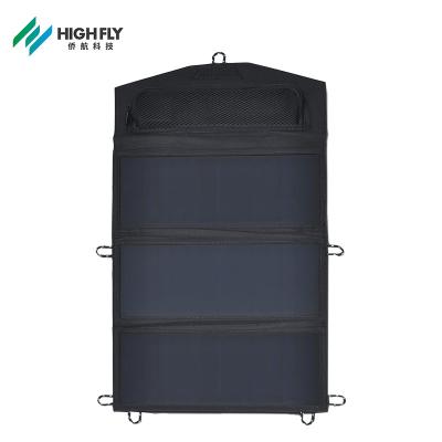 China 21W 6V que dobla el cargador portátil del panel solar para acampar en venta