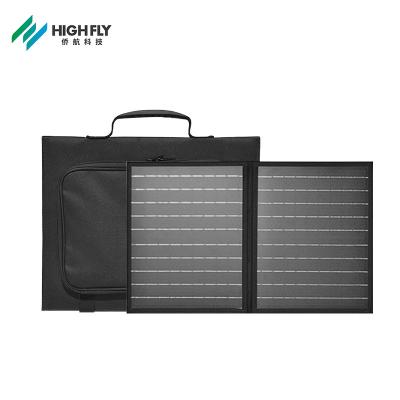 China Waterproof  Portable Foldable Solar Panels High Efficiency PET Monocrystalline Outdoor 30W 18V for sale