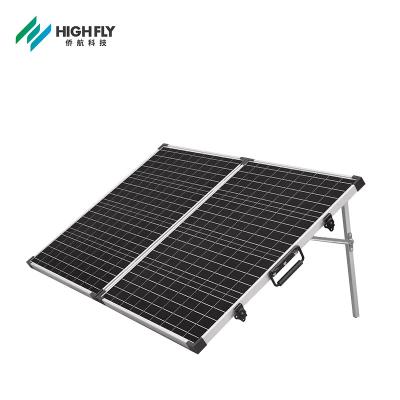 China Mono 100 Watt PV Folding Solar Panel Glass 670*520*65mm 18V for Public Places for sale