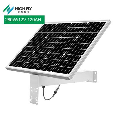 China 2022 EU Warehouse New Promotion Monocrystalline Cell 280W 120Ah 12V Fixed Solar Panel for sale