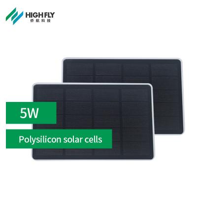 China 17.5*16.5*7cm 5W USB Output DC 5V 1A Solar Mono Outdoor Solar Panel for sale