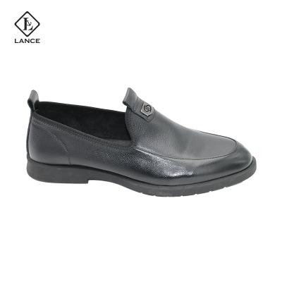 China LANCI New Design Anti-slippery High Quality Loafer Italy Genuine Leather Shoes For Men Shoes for sale