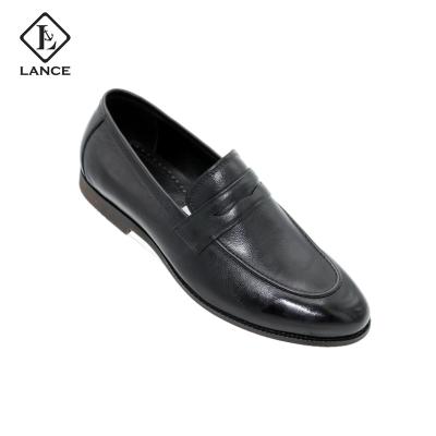 China LANCI Anti-Slippery Casual Leather Loafer Shoe Soft And Comfortable Loafers Leather Shoes For Men for sale