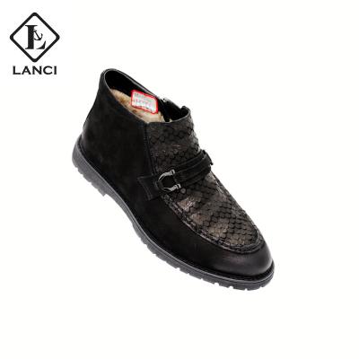 China Well-designed men's shoes boots trend deodorization fashion durable warm boots over the ankle men boots for sale