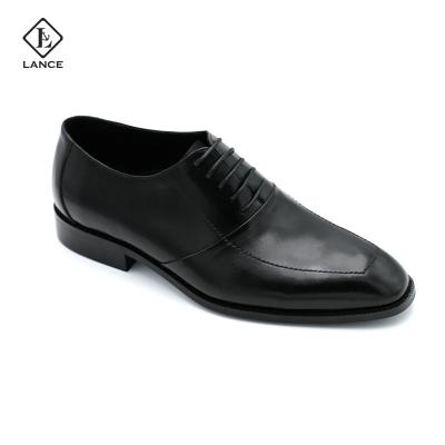 China LANCI Anti-Slippery British Style Men's Oxford Shoes Leather Trim Slip-on Mens Shoe Big Size Office Shoes for sale