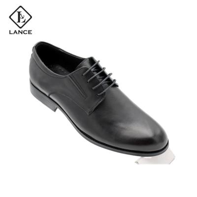 China LANCI Waterproof Wholesale Italian Derby Mens Shoes Custom Genuine Official Leather Formal Shoes For Men for sale