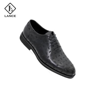 China LANCI waterproof British style men's stylish shoes Oxford leather slip on men's shoe big size office shoes for sale