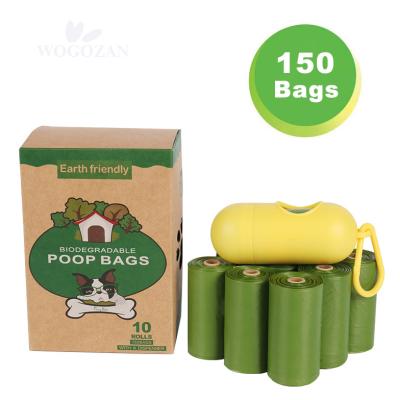 China Sustainable Custom Compostable Biodegradable Dog Pet Poop Bag Cornstarch Poop Bag for sale