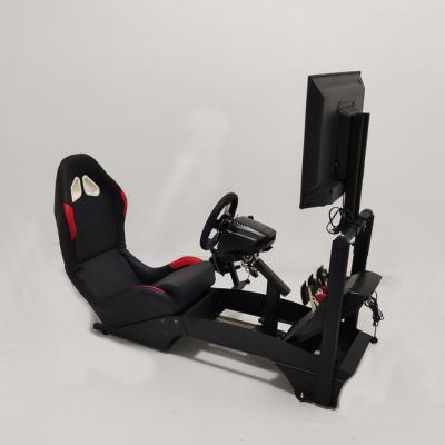 China Racing sim stall driving simulator price cockpit simulator racing portable folding engine simulator GY046-2 for sale