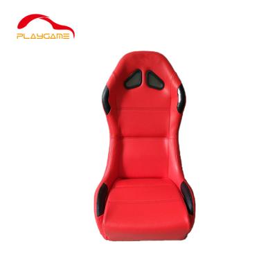 China Customized Color Steel PVC Racing Game Seat Driving Simulator Seat for sale