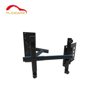 China Driving Rack Simulator Game Pro Extended Racing Game Seat With Gear Clutch Rack Game Seat for sale