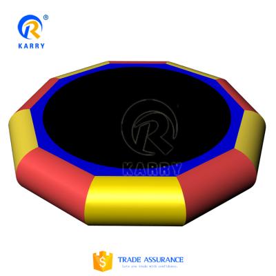 China Water Park Good Quality Inflatable Jumping Trampoline , Inflatable Floating Water Toys for sale